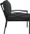 vidaXL - Tuinstoel - met - grijze - kussens - 68x76x79 - cm - staal
