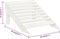 vidaXL - Tuinstoel - met - hocker - hout - wit