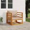 vidaXL - Tuinstoel - met - kussens - massief - acaciahout - taupe