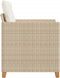 vidaXL - Tuinstoel - met - kussens - poly - rattan - beige
