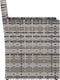 vidaXL - Tuinstoel - met - kussens - poly - rattan - grijs