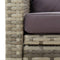 vidaXL - Tuinstoel - met - kussens - poly - rattan - grijs