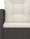 vidaXL - Tuinstoel - met - kussens - poly - rattan - zwart