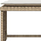 vidaXL - Tuinstoel - met - voetenbank - poly - rattan - beige
