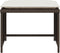 vidaXL - Tuinstoel - met - voetenbank - poly - rattan - bruin