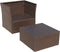 vidaXL - Tuinstoel - met - voetenbank - poly - rattan - bruin