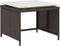 vidaXL - Tuinstoel - met - voetenbank - poly - rattan - bruin