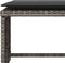 vidaXL - Tuinstoel - met - voetenbank - poly - rattan - grijs