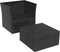 vidaXL - Tuinstoel - met - voetenbank - poly - rattan - zwart
