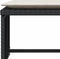 vidaXL - Tuinstoel - met - voetenbank - poly - rattan - zwart