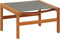 vidaXL - Tuinstoel - met - voetensteun - eucalyptushout - en - textileen - grijs