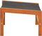 vidaXL - Tuinstoel - met - voetensteun - massief - eucalyptushout - en - textileen