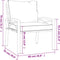 vidaXL - Tuinstoel - met - zandkleurige - kussens - 68x76x79 - cm - staal