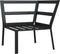 vidaXL - Tuinstoel - met - zandkleurige - kussens - 76x76x79 - cm - staal