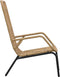 vidaXL - Tuinstoel - poly - rattan - lichtbruin