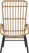 vidaXL - Tuinstoel - poly - rattan - lichtbruin