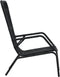 vidaXL - Tuinstoel - poly - rattan - zwart