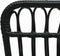 vidaXL - Tuinstoel - poly - rattan - zwart