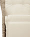 vidaXL - Tuinstoel - verstelbaar - met - kussens - poly - rattan - beige