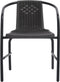 vidaXL - Tuinstoelen - 2 - st - 110 - kg - kunststof - rattan - en - staal