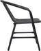 vidaXL - Tuinstoelen - 2 - st - 110 - kg - kunststof - rattan - en - staal