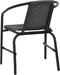 vidaXL - Tuinstoelen - 2 - st - 110 - kg - kunststof - rattan - en - staal