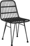 vidaXL - Tuinstoelen - 2 - st - 48x62 - 84 - cm - PE - rattan - zwart