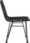 vidaXL - Tuinstoelen - 2 - st - 48x62 - 84 - cm - PE - rattan - zwart