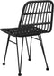 vidaXL - Tuinstoelen - 2 - st - 48x62 - 84 - cm - PE - rattan - zwart