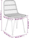vidaXL - Tuinstoelen - 2 - st - 48x62 - 84 - cm - PE - rattan - zwart