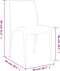 vidaXL - Tuinstoelen - 2 - st - 50x46x80 - cm - polypropeen - antracietkleurig