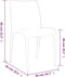 vidaXL - Tuinstoelen - 2 - st - 50x46x80 - cm - polypropeen - crèmekleurig