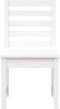 vidaXL - Tuinstoelen - 2 - st - 50x48x91,5 - cm - massief - grenenhout - wit