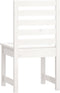 vidaXL - Tuinstoelen - 2 - st - 50x48x91,5 - cm - massief - grenenhout - wit