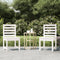 vidaXL - Tuinstoelen - 2 - st - 50x48x91,5 - cm - massief - grenenhout - wit