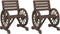 vidaXL - Tuinstoelen - 2 - st - 58x58x78,5 - cm - massief - vurenhout