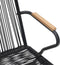 vidaXL - Tuinstoelen - 2 - st - 58x59x85,5 - cm - PVC-rattan - zwart