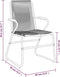vidaXL - Tuinstoelen - 2 - st - 58x59x85,5 - cm - PVC-rattan - zwart