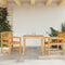 vidaXL - Tuinstoelen - 2 - st - 58x59x88 - cm - massief - teakhout