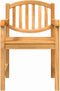 vidaXL - Tuinstoelen - 2 - st - 58x59x88 - cm - massief - teakhout