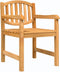 vidaXL - Tuinstoelen - 2 - st - 58x59x88 - cm - massief - teakhout