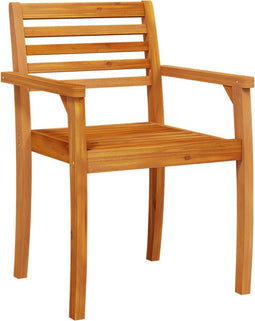vidaXL - Tuinstoelen - 2 - st - 59x55x85 - cm - massief - acaciahout