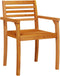 vidaXL - Tuinstoelen - 2 - st - 59x55x85 - cm - massief - acaciahout