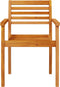 vidaXL - Tuinstoelen - 2 - st - 59x55x85 - cm - massief - acaciahout