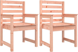 vidaXL - Tuinstoelen - 2 - st - 60x48x91 - cm - massief - douglashout