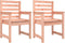 vidaXL - Tuinstoelen - 2 - st - 60x48x91 - cm - massief - douglashout