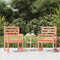 vidaXL - Tuinstoelen - 2 - st - 60x48x91 - cm - massief - douglashout