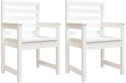 vidaXL - Tuinstoelen - 2 - st - 60x48x91 - cm - massief - grenenhout - wit