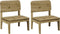 vidaXL - Tuinstoelen - 2 - st - 60x52,5x72 - cm - geïmpregneerd - hout