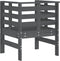 vidaXL - Tuinstoelen - 2 - st - 61,5x53x71 - cm - massief - grenenhout - grijs